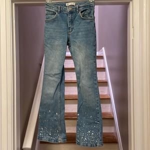 Zara bedazzled jeans